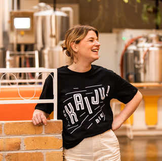 KAIJU! BEER DANCING LOGO T-SHIRT